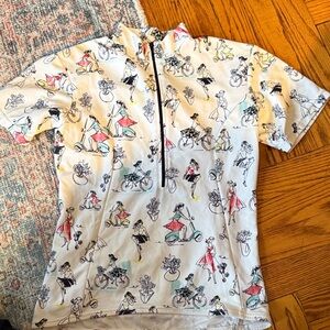 Women's biking jersey.